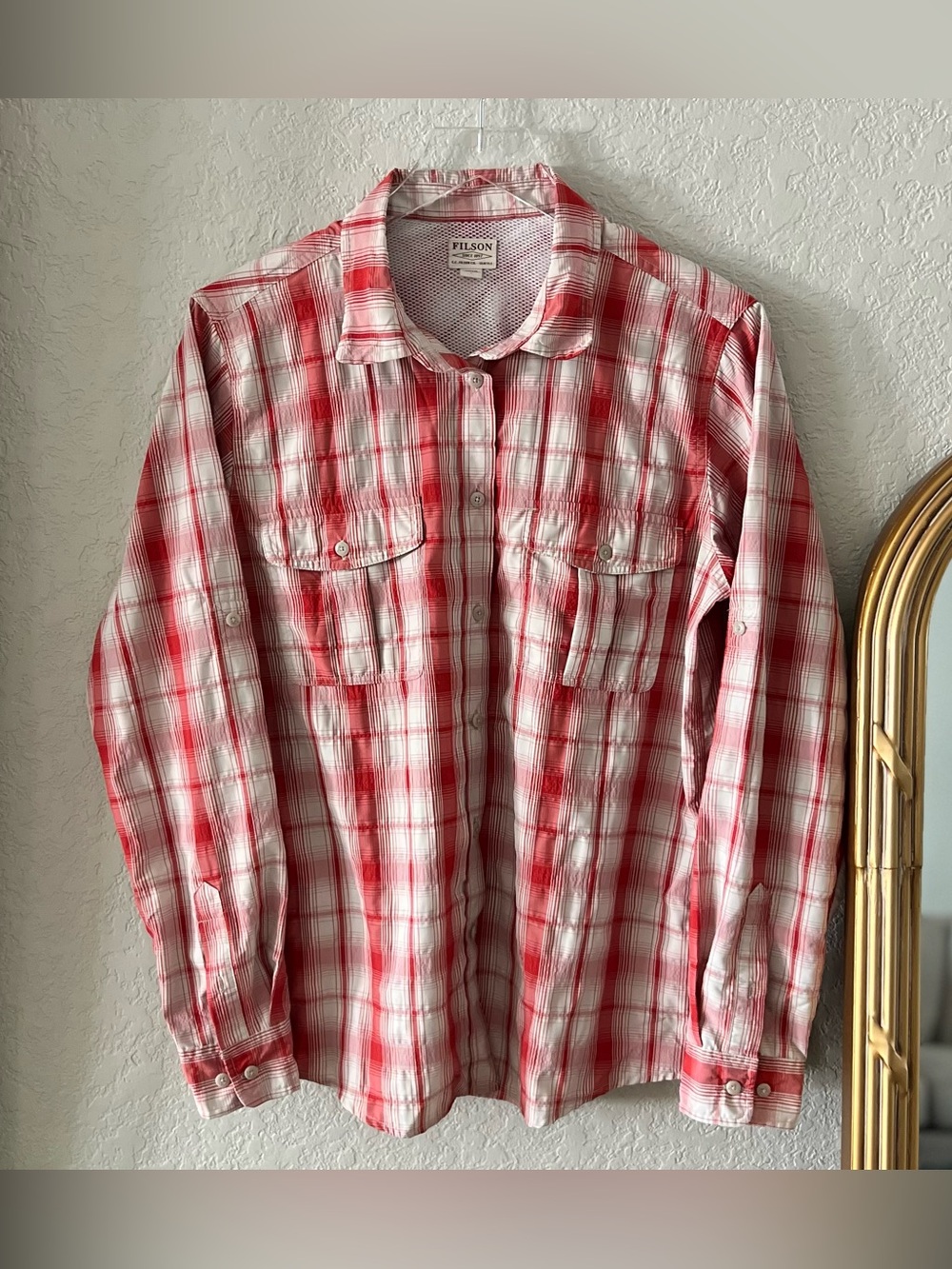 Filson Women's Lake Crescent Shirt Size Large